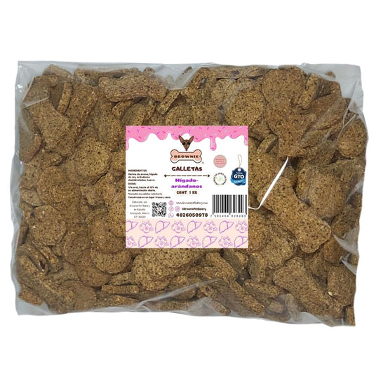 Galletas sabor hígado-arándanos 1 kg