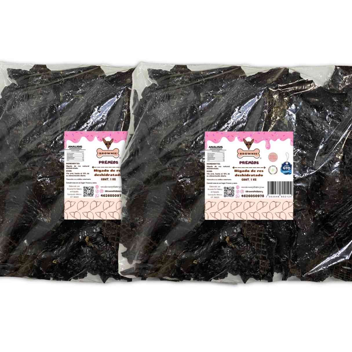 2 pack premios deshidratados 1 kg